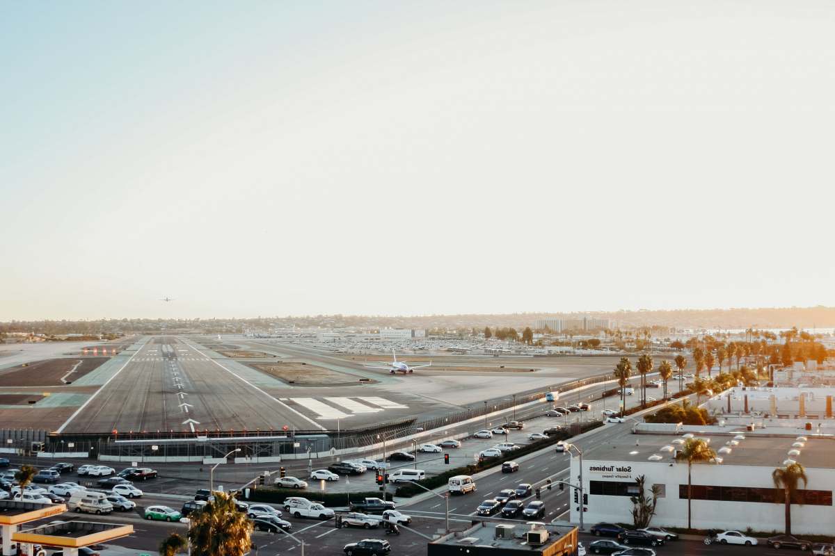 san diego road with cars cars